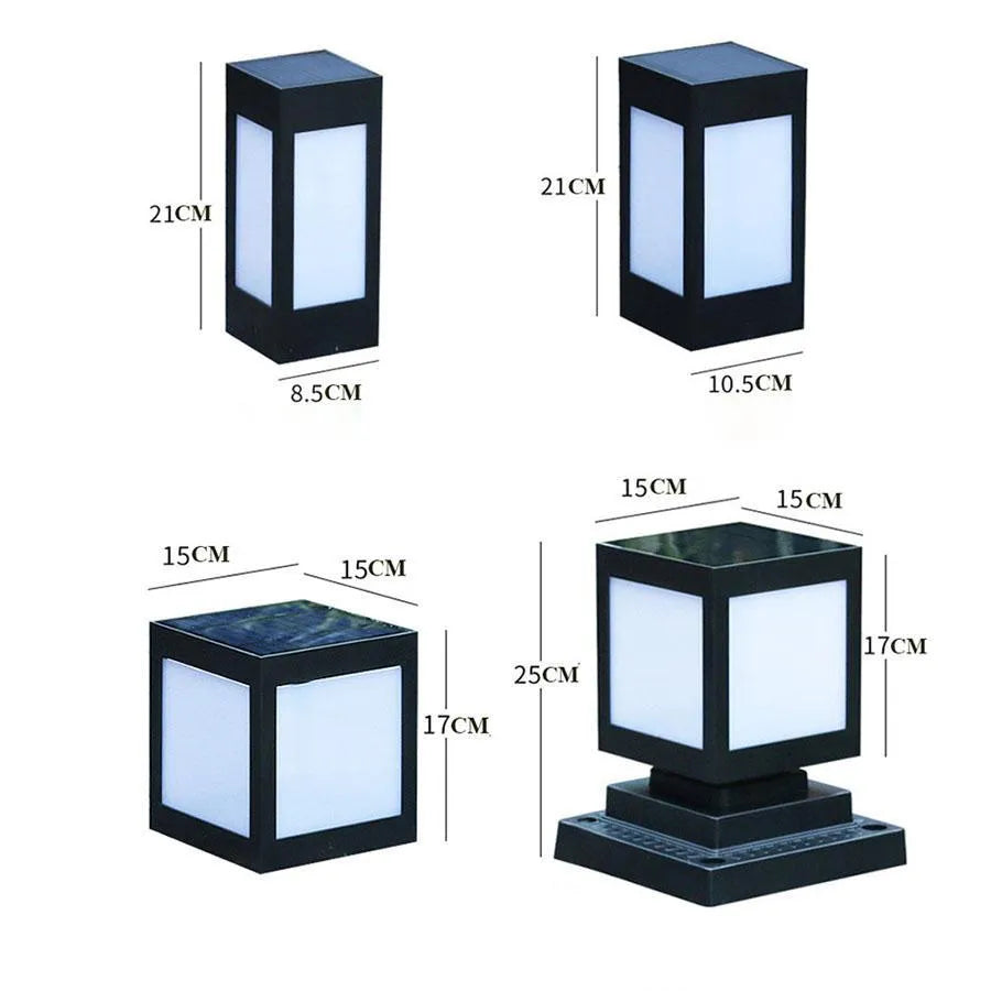 Solar garden lights outdoor waterproof LED landscape lighting for courtyards and gardens
