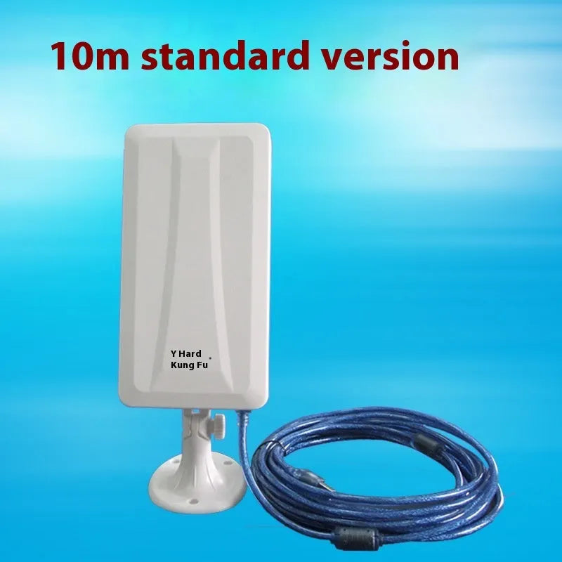 White USB wireless network adapter with high power transmission for 2.4GHz Wi-Fi connectivity