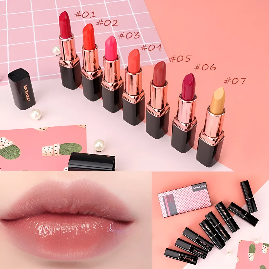 Fey Beauty Cameo Brown nude moisturising lipstick with non-fading formula, 3.8g