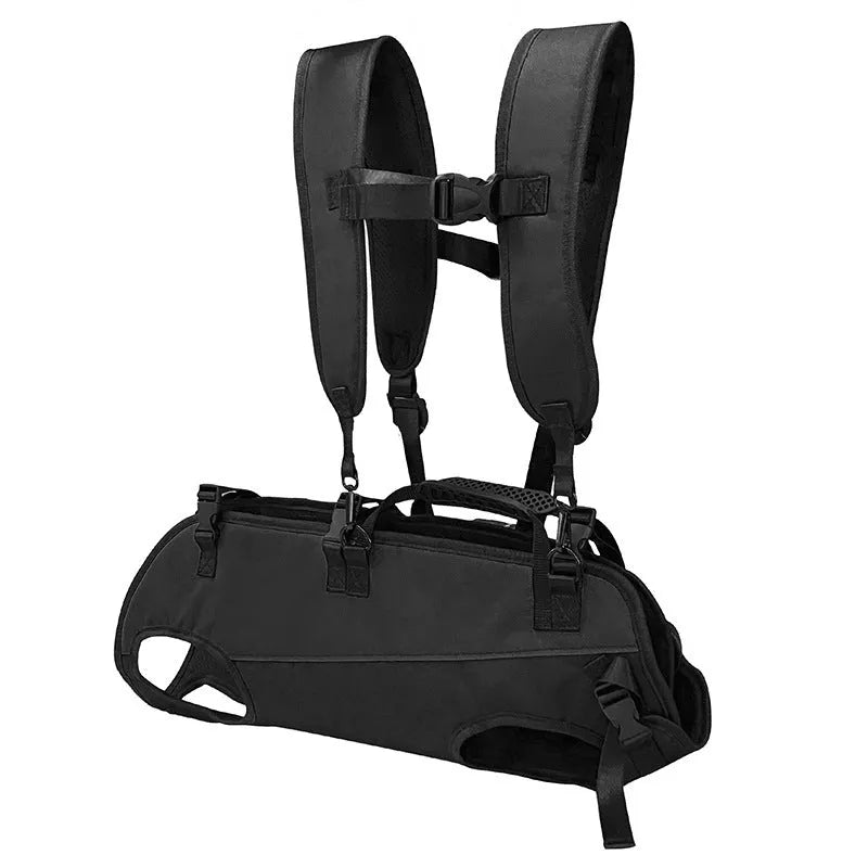 Multifunctional airborne outdoor walking stretcher pet backpack in Oxford cloth with 50L capacity