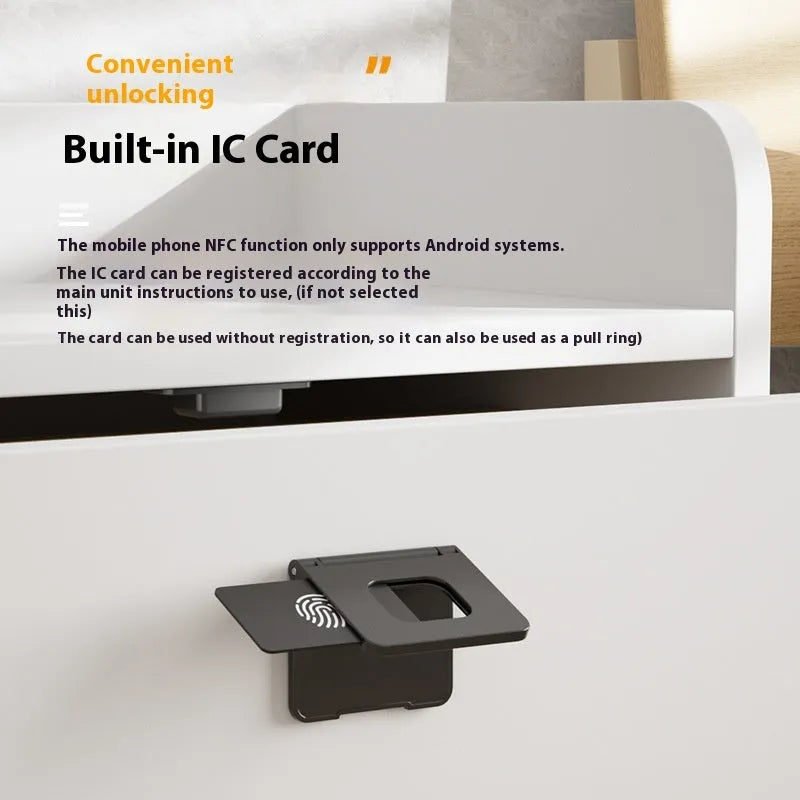 F079 no-punch drawer lock with keys and removable card for wardrobe and safe box
