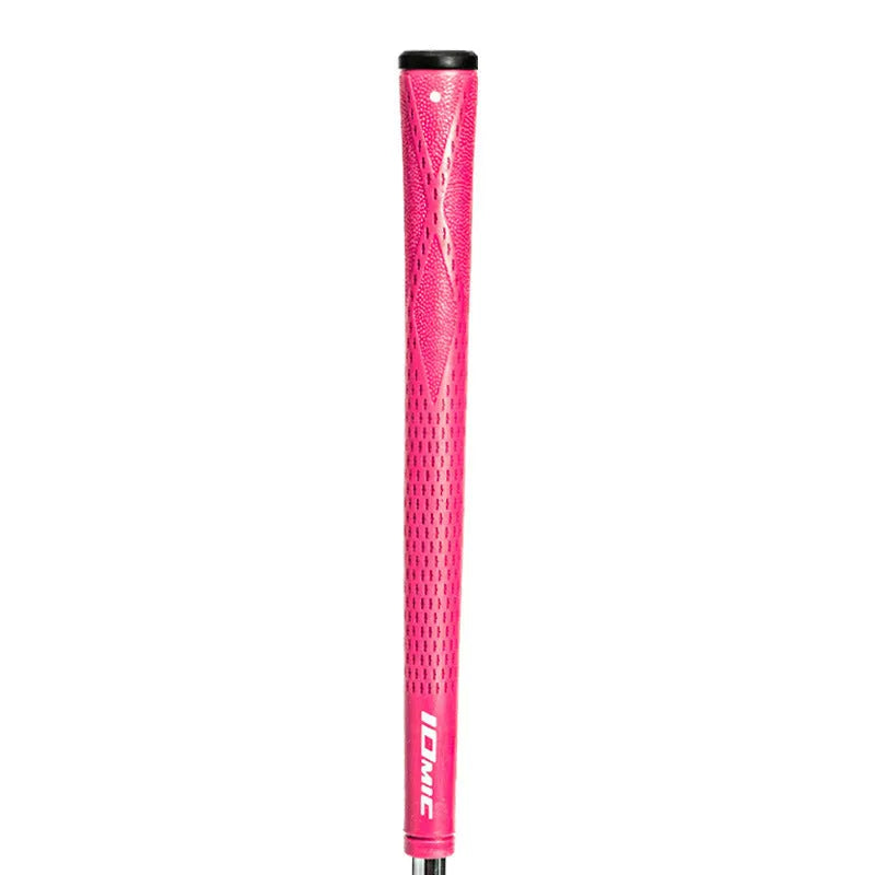 TPE material golf club grip showing colour options including solid colours and black with red, green, or blue accent heads