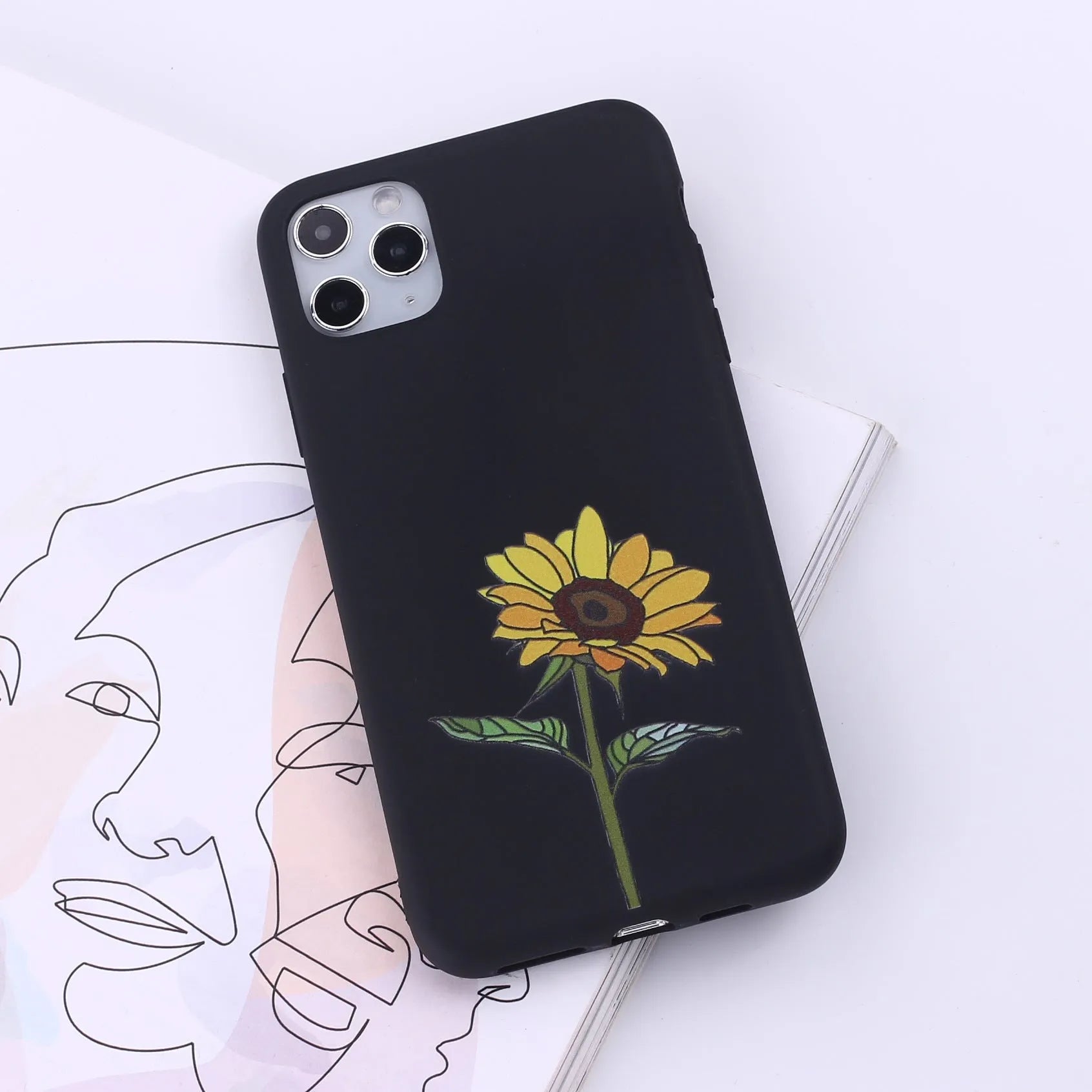 TPU iPhone back cover case in various colours for models iPhone 5 to 11 Pro Max.