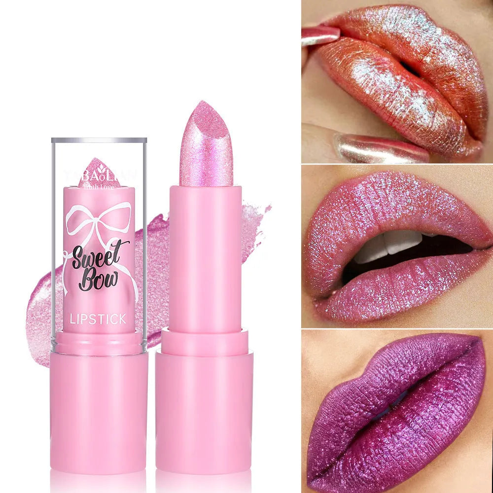 XINGX Diamond Lipstick with Sweetheart Bow design in six colour options