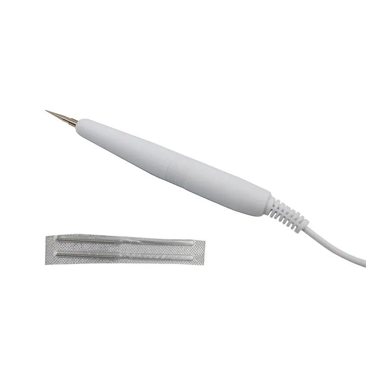 White electronic spot removal pen for professional beauty salon treatments