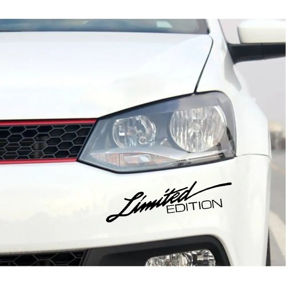 Reflective British style bumper sticker measuring 16cm by 3.8cm in plastic material
