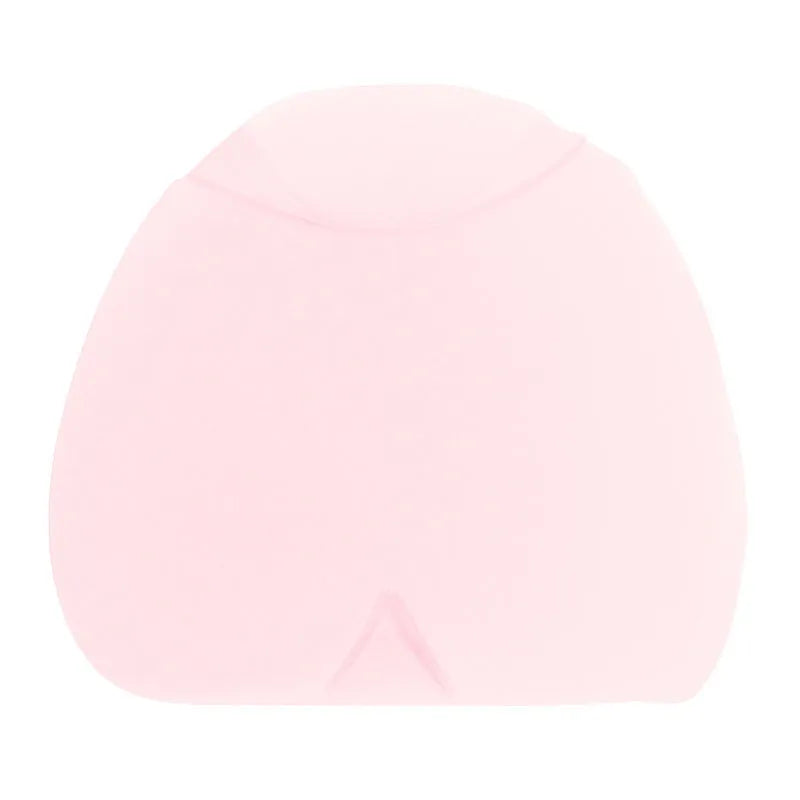 Simple solid colour cold compress cap with fully enclosed design in polyester fabric