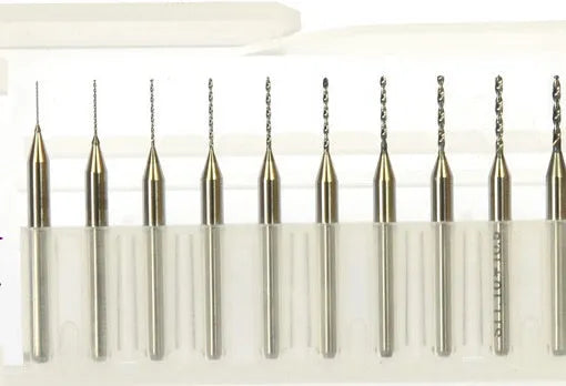 Imported tungsten steel micro-engraving bit for precision circuit board and hardware processing.