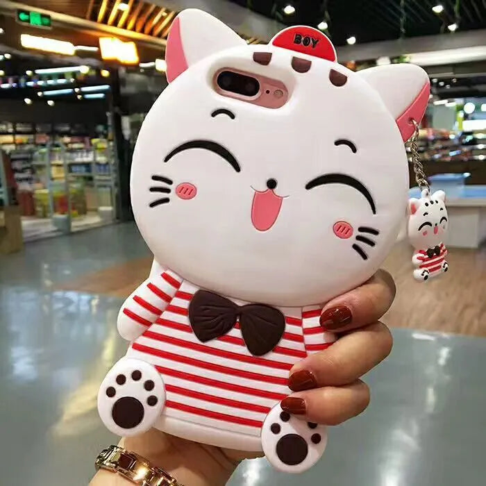 Soft silicone phone case showing edge-proof design and compatibility with Samsung and iPhone models.