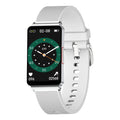 Blood Glucose EP08 Smart Bracelet in black, gold, or silver with TPU strap and touch screen.