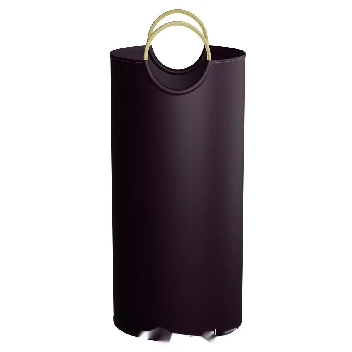 Round portable waste bin with 38cm diameter and 72cm height made from PP plastic