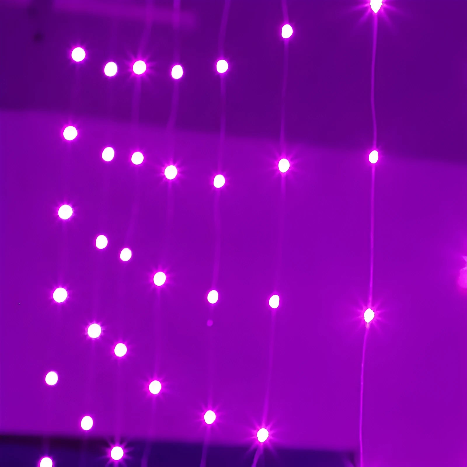 Copper curtain lamp decorative lighting with LED beads and USB power cable