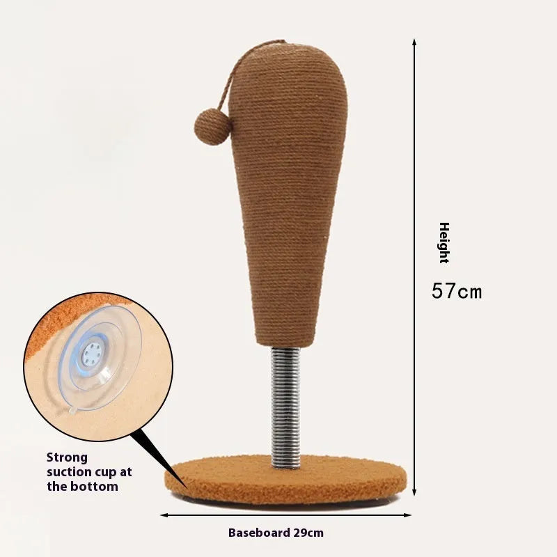 Hemp rope cat scratch board in large and small sizes with anti-scratch properties