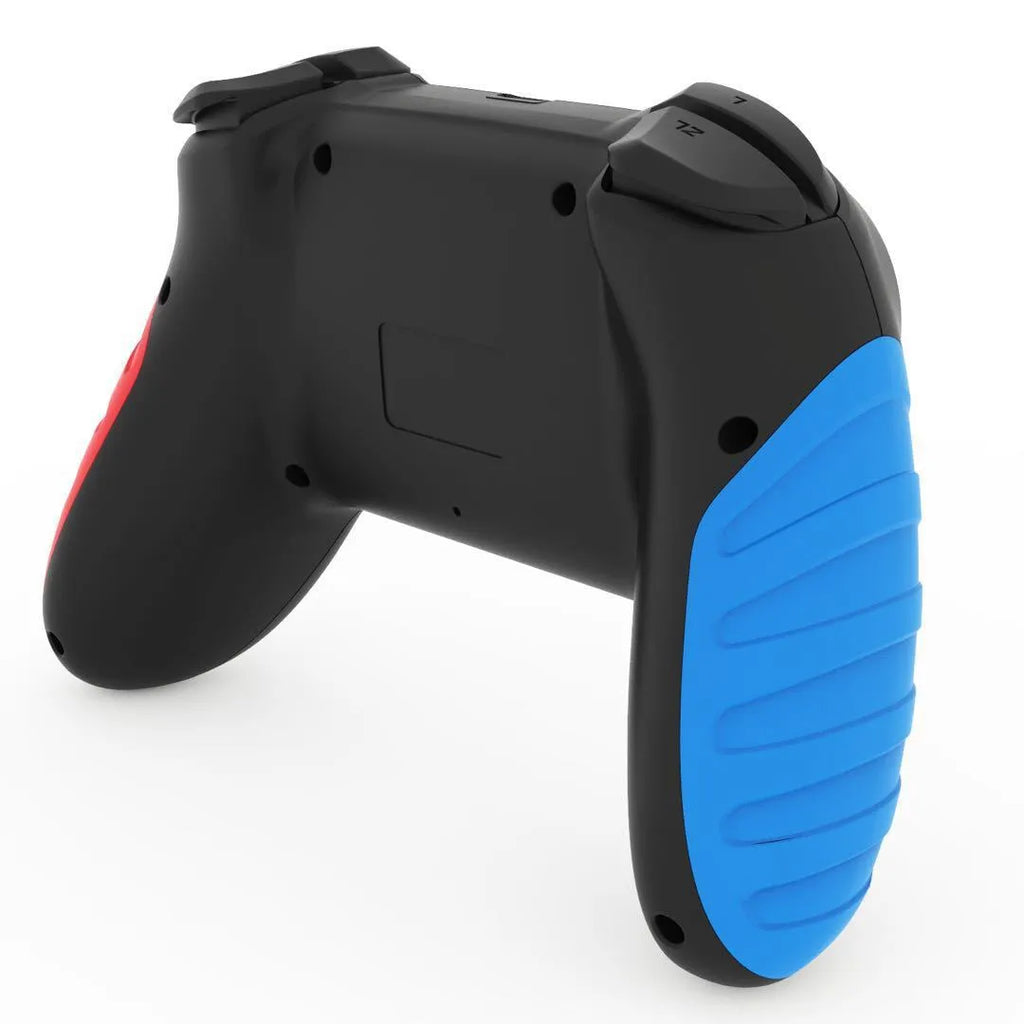 STK-7032SN wireless Bluetooth gamepad with red and blue colour scheme for Nintendo Switch and PC gaming