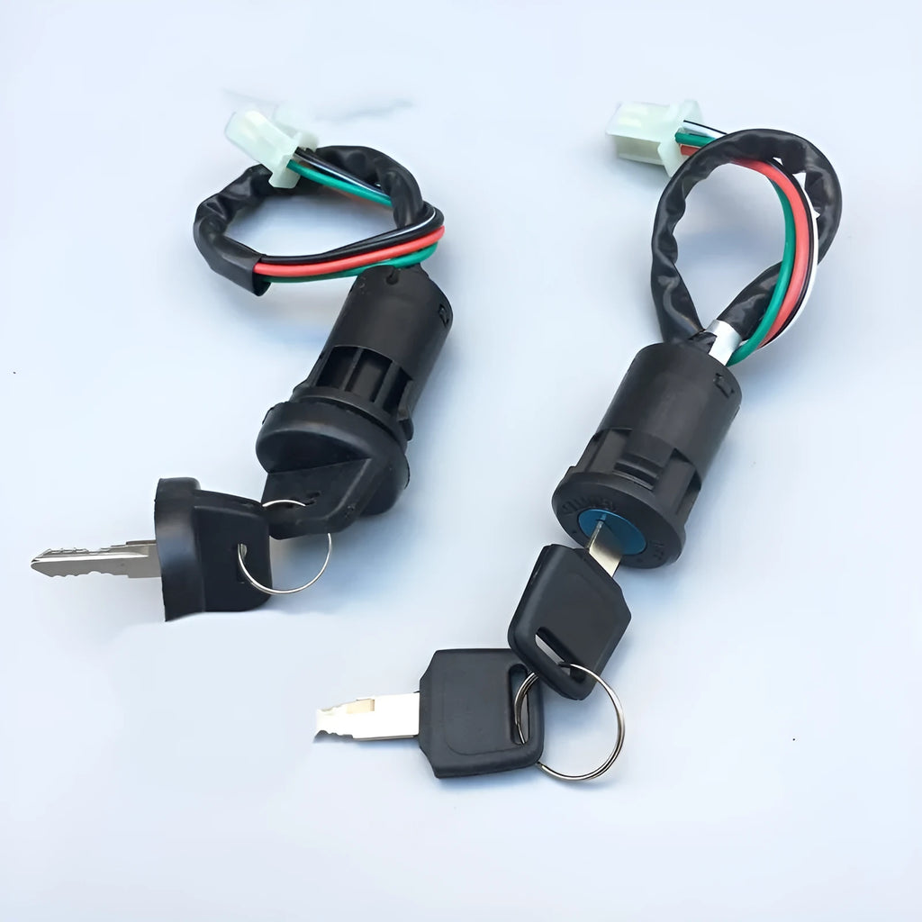 Waterproof electric door lock with plastic housing for automotive security systems