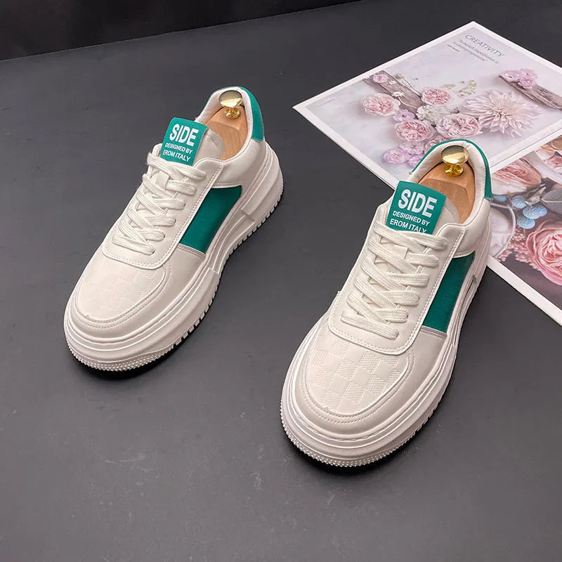 White green and white black unisex sports casual shoes with cloth upper and rubber foam sole
