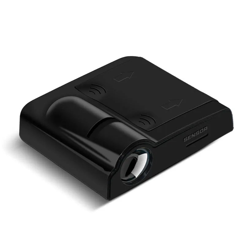 Black or beige ABS plastic car decorative projection radium lamp with compact dimensions
