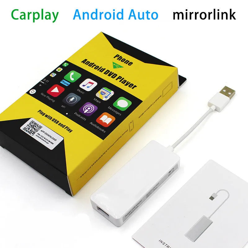 CarPlay USB adapter module for Android car navigation systems in multiple colour options