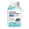 Jar of Creatine Monohydrate Gummies showing 60 fruit-flavoured soft chew supplements