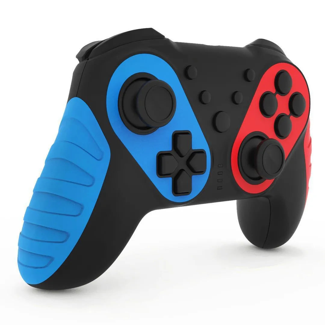 STK-7032SN wireless Bluetooth gamepad with red and blue colour scheme for Nintendo Switch and PC gaming