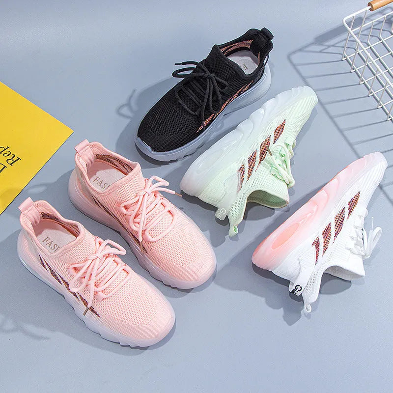 Women's cowhide leather sports casual shoes with high-top design and injection-moulded sole