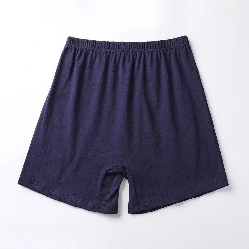 Men's solid colour boxer shorts in modal fabric with high waist design
