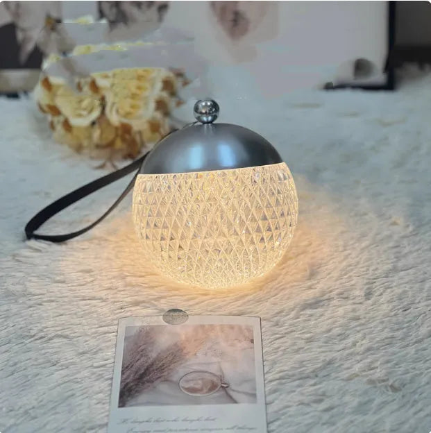 Portable dimmable touch control night lamp in minimalist European style design
