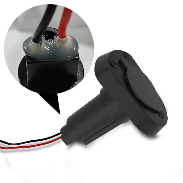 Yacht anchor light socket with stainless steel pole and ABS housing