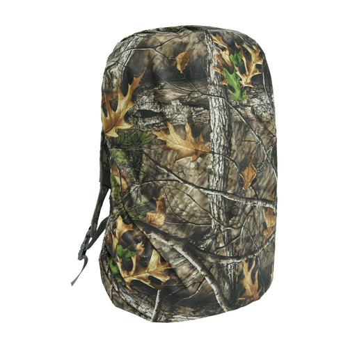 80L waterproof PU backpack rain cover in army green, for outdoor mountaineering and hiking.