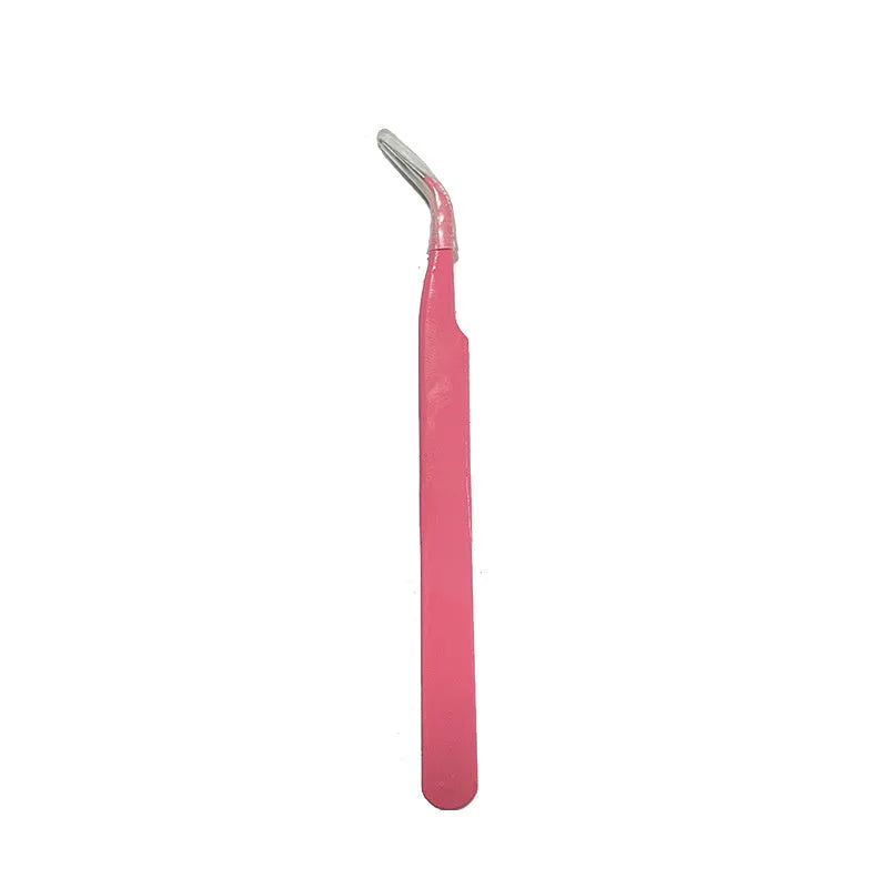 Segment cluster DIY false eyelashes extension kit with application tweezers