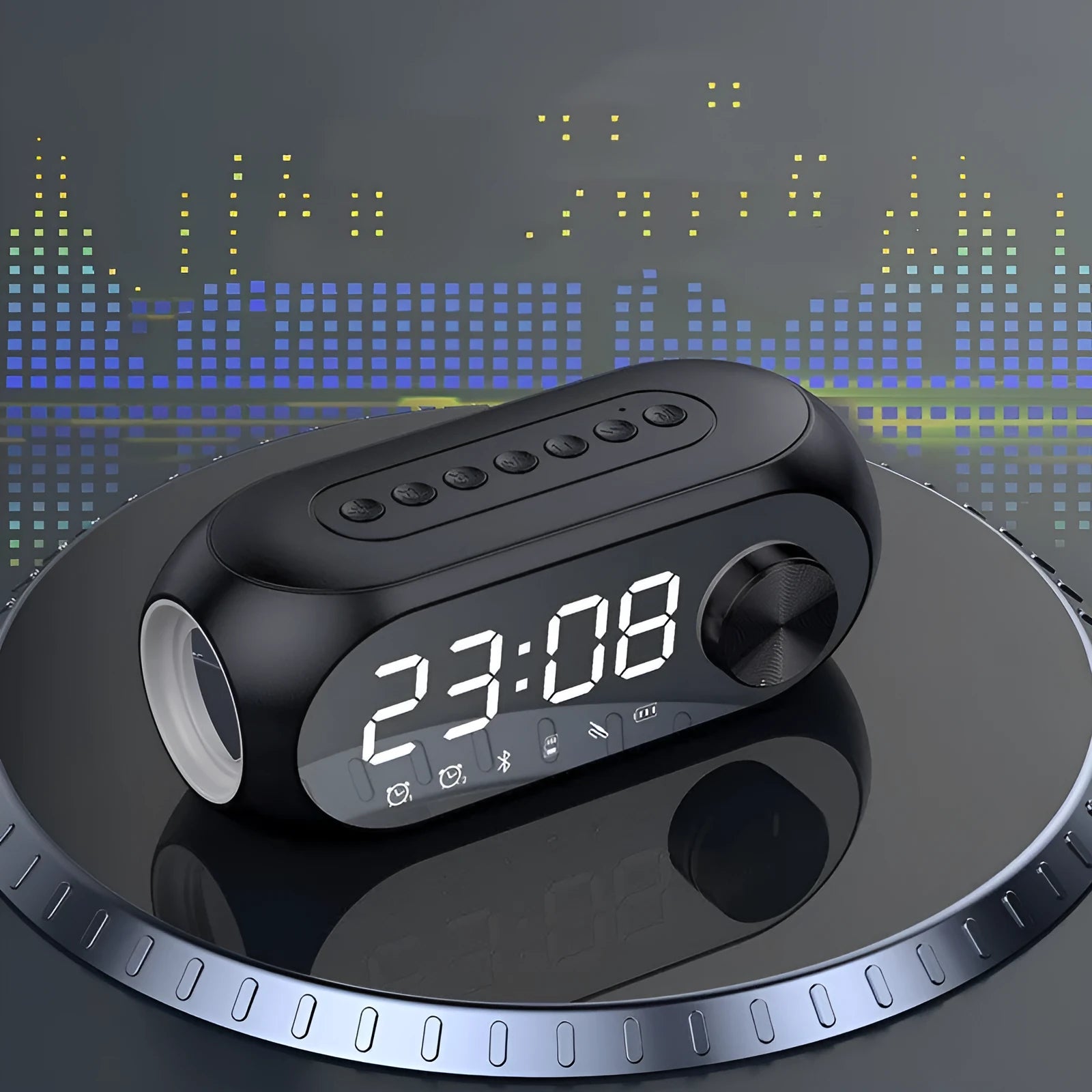 Extra bass portable mini USB speaker in S8 Black, S8 White, or S8 Blue colour.