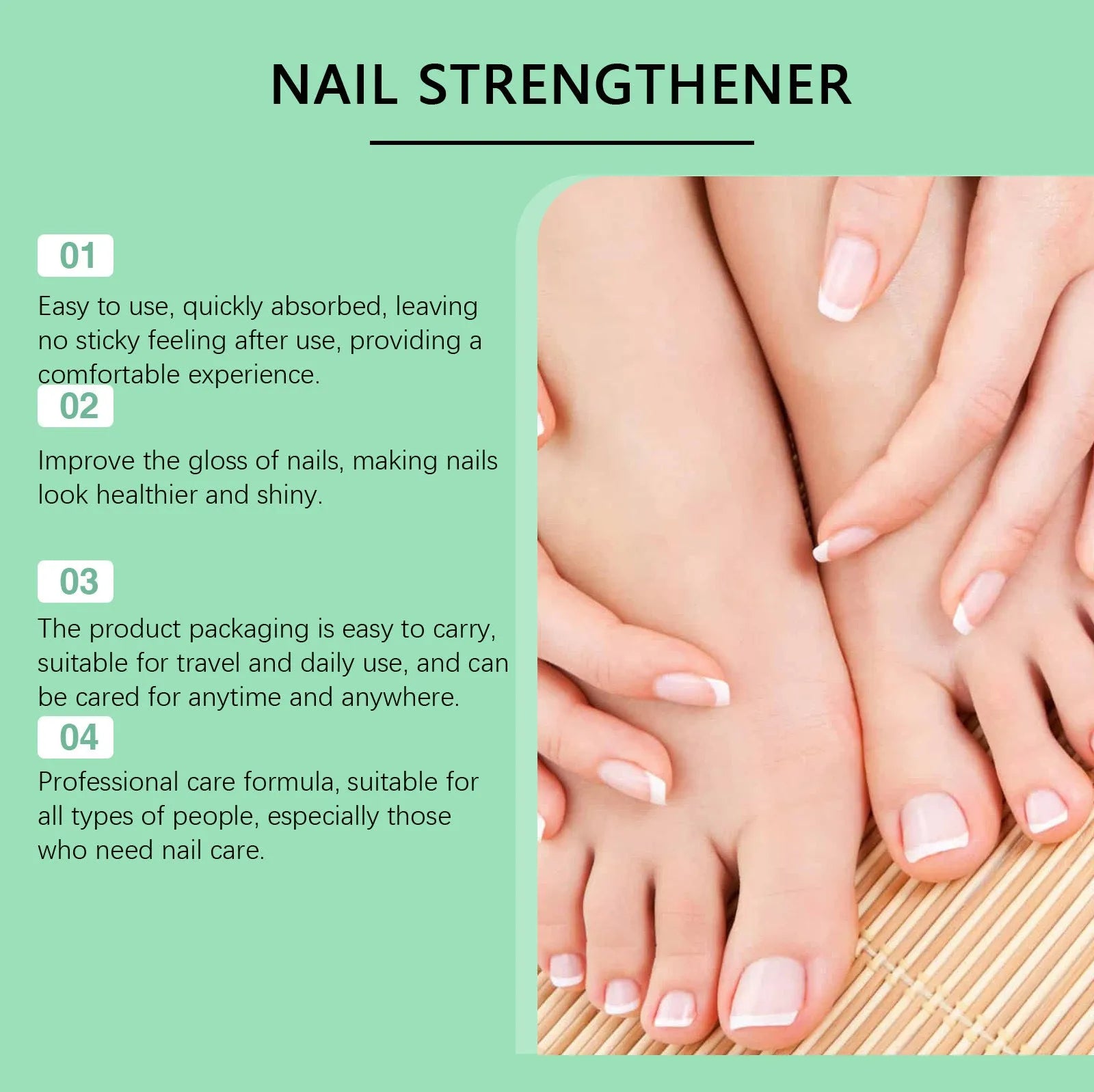 30ml bottle of clear nail care nursing solution for gentle daily cleaning