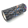 33cm camouflage EVA foam roller in six colour options for fitness and massage
