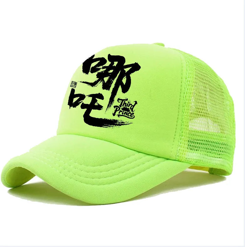 Men's polyester baseball cap in six colour options with adjustable back