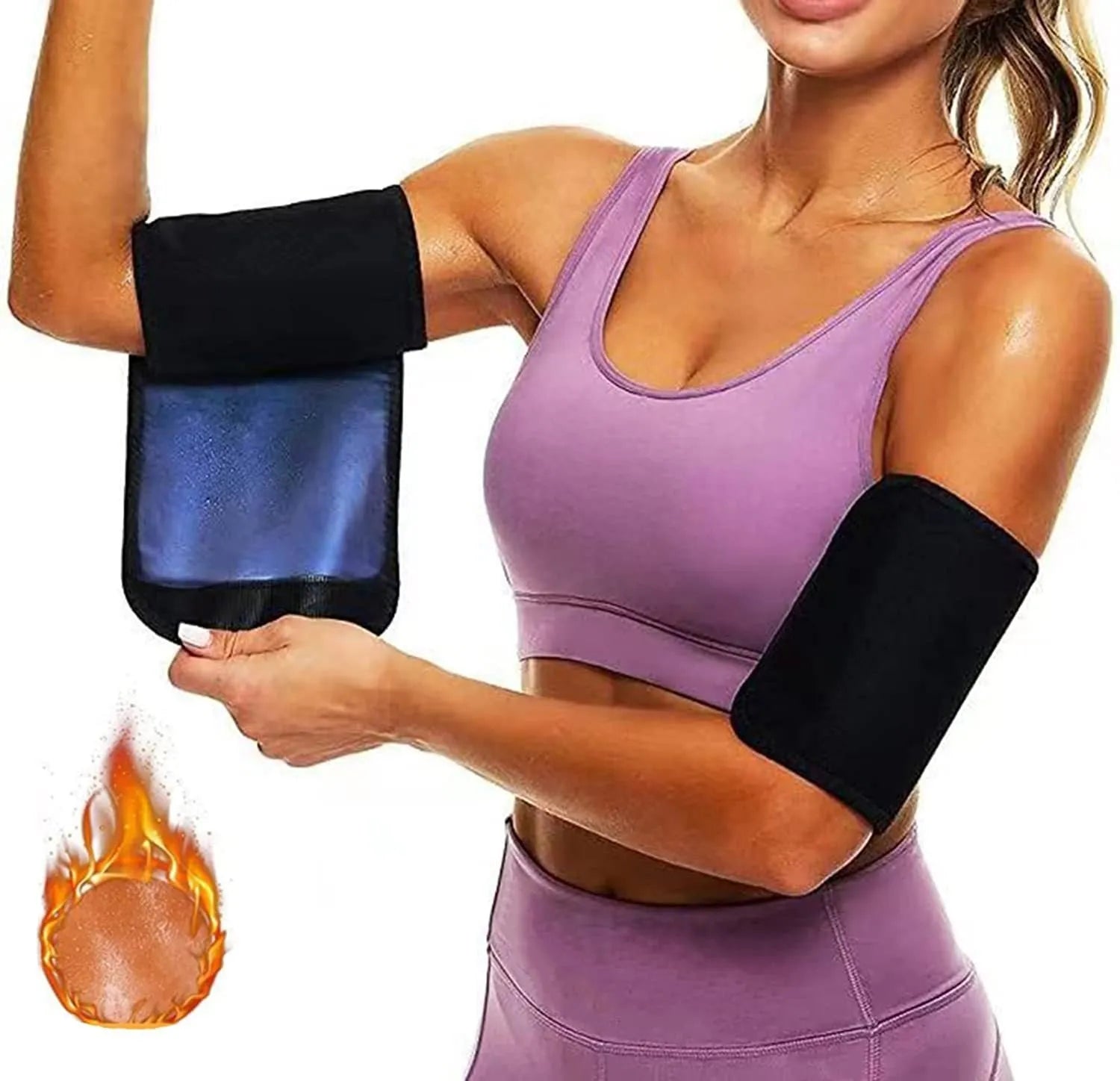 Adjustable sports arm band in multiple colour options with binding strap