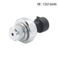 Silver metal GM genuine fuel pressure sensor with part numbers 12616646 12677836 D1846A