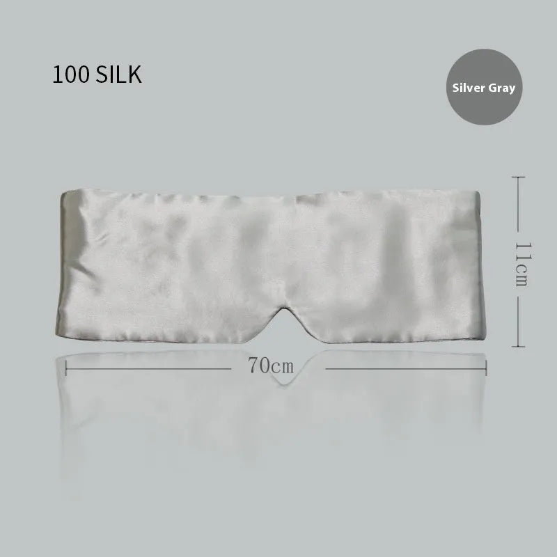Mulberry silk sleep eye mask in multiple colours for light blocking