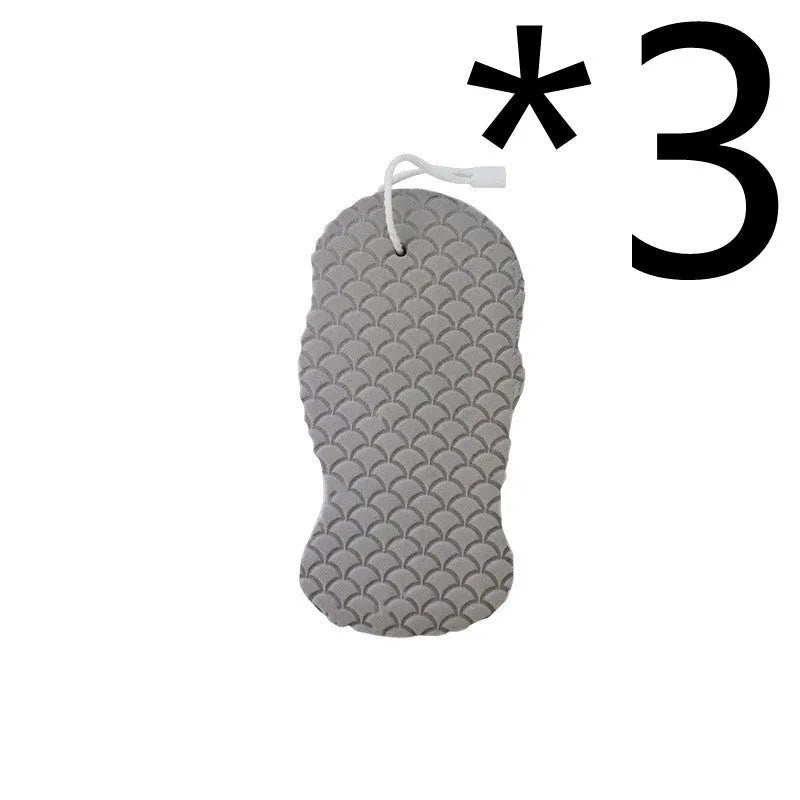3D fish scale pattern bath sponge ball in white, grey, pink, and light blue colours