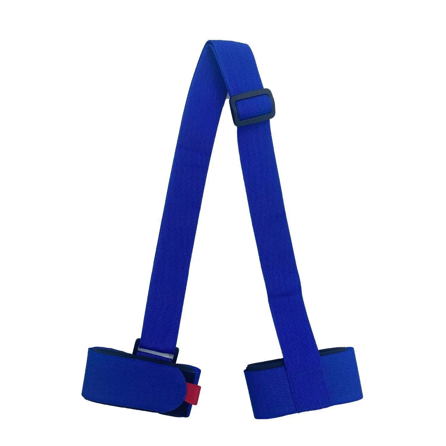 Adjustable skiing bandage strap with hook and loop fastening in multiple colours