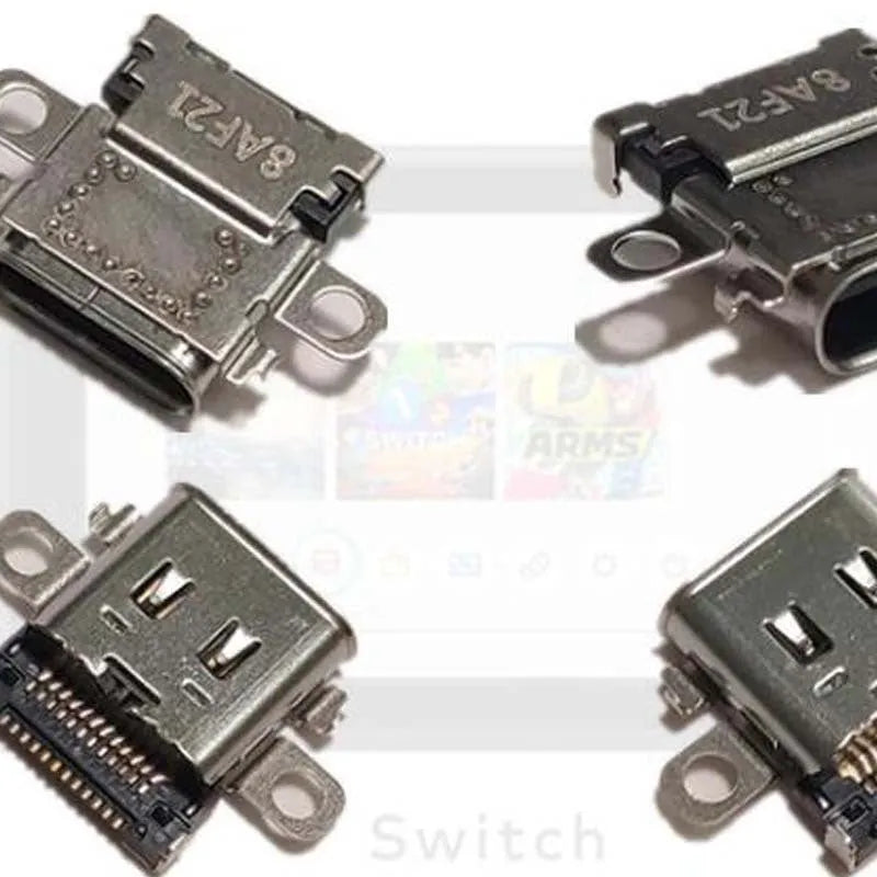 Original Nintendo NS console power charging port repair component for DIY console maintenance
