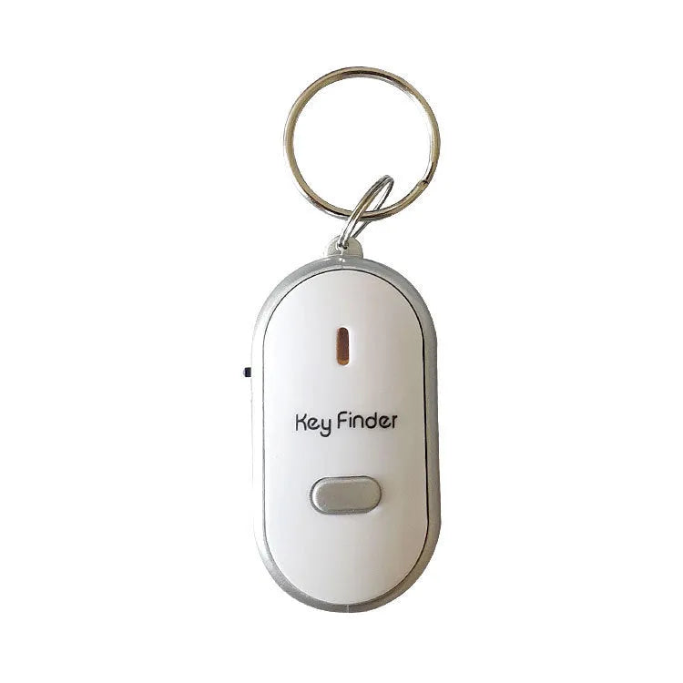 Voice control key finder anti-lost device with oval pendant design in five colour options
