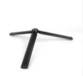 Black aluminium alloy mobile phone tripod compatible with iPhone photography and video stabilisation