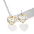 Gold tone alloy ear clips for women with clip-on design and natural styling