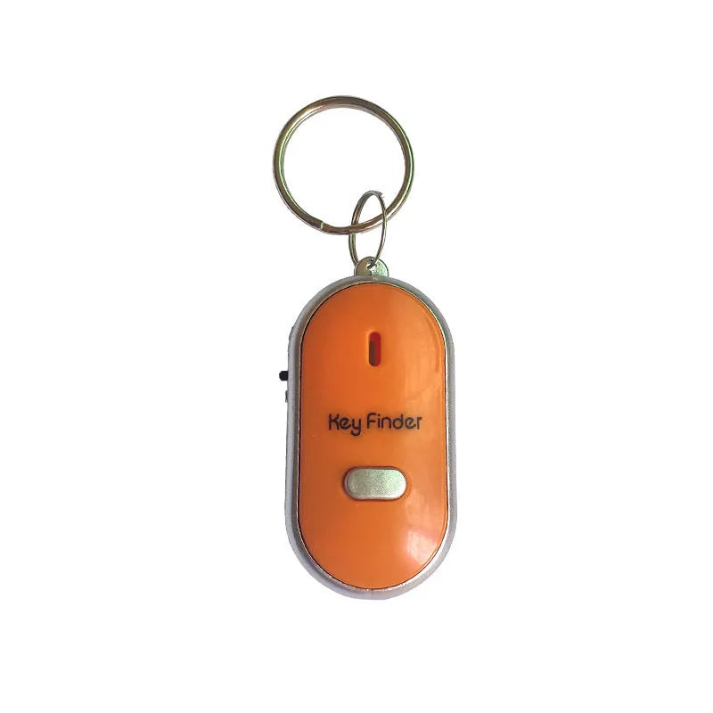 Voice control key finder anti-lost device with oval pendant design in five colour options
