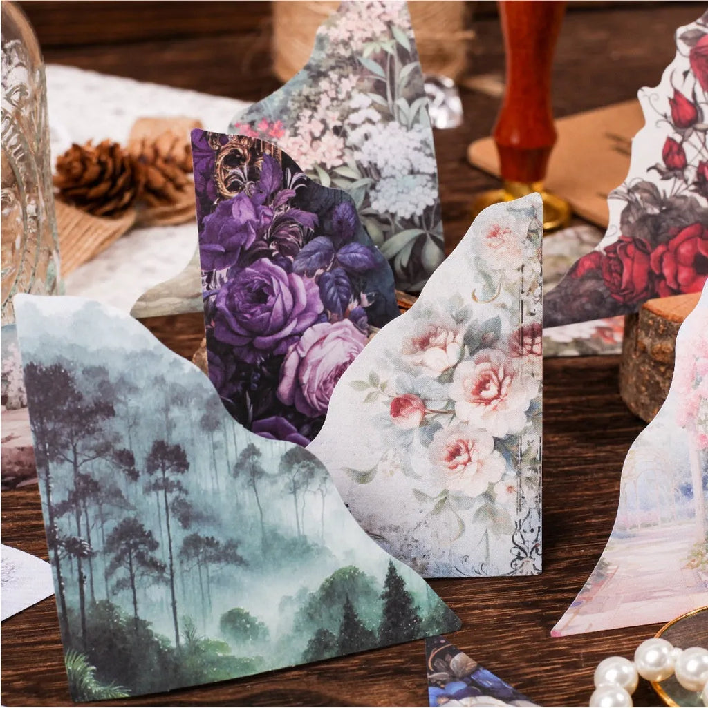 Pack of 20 creative DIY bookmarks with modern printed designs in six colour theme options.