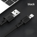 1.2 metre Type-C USB cable in five colour options showing straight connector design