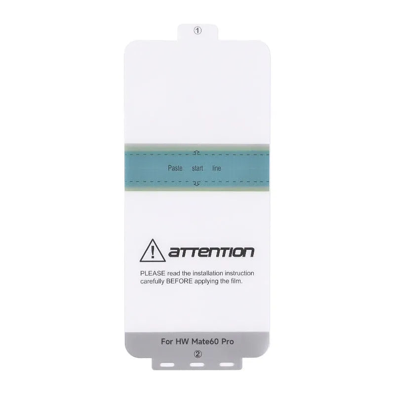 TPU screen protector for Huawei Mate60 and Mate60 Pro phones with application tools