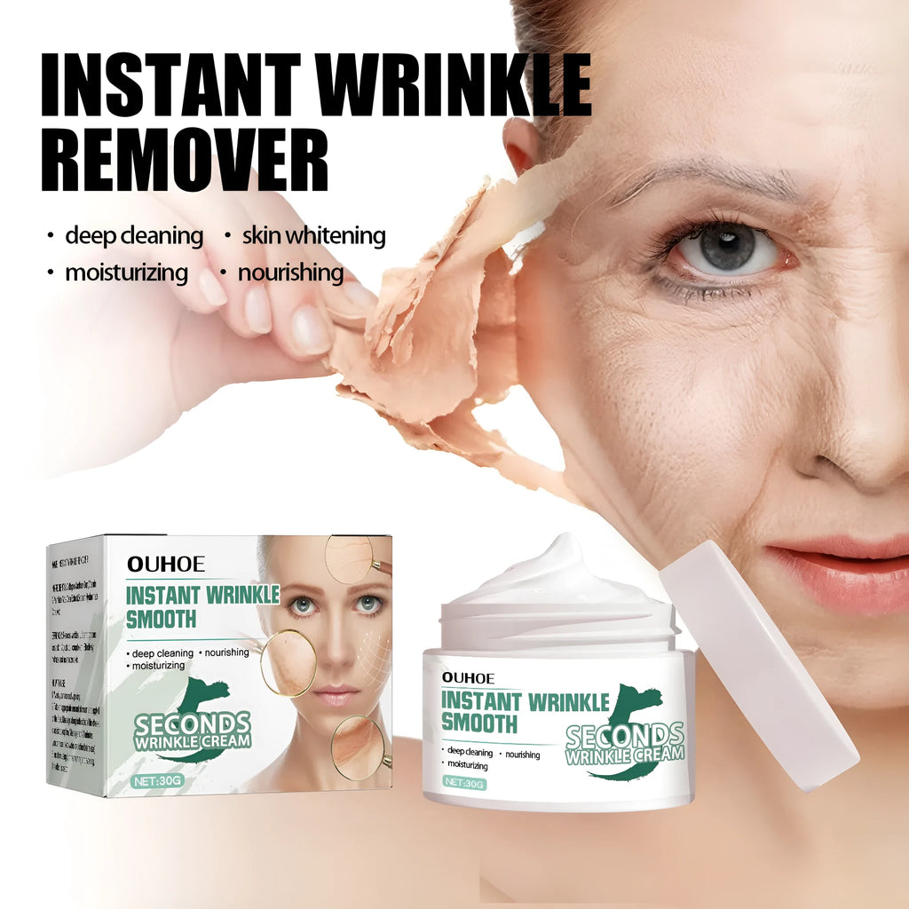 30g anti-aging anti-wrinkle face cream jar with hydrating formula for facial skincare