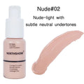 Oil control concealer foundation bottle with pump head, 30ml, six shade options