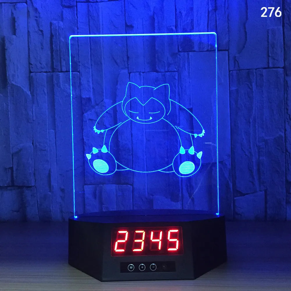 3D glowing dolphin night light with wireless charging and remote control on table